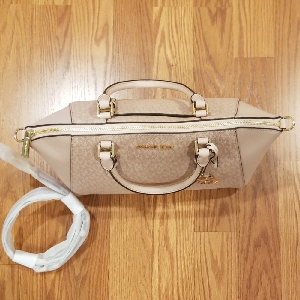 💕MICHAEL KORS💕 Ciara Large Leather Satchel Bag - Picture 7 of 8